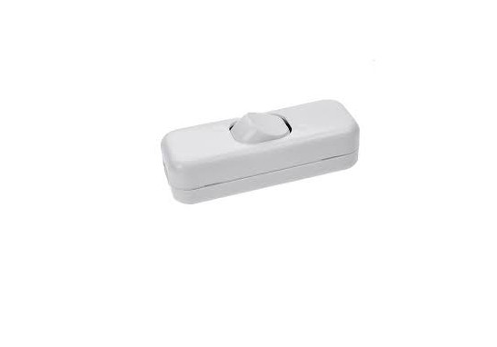 Wyłącznik przelotowy na kabel WP2001 6A biały
