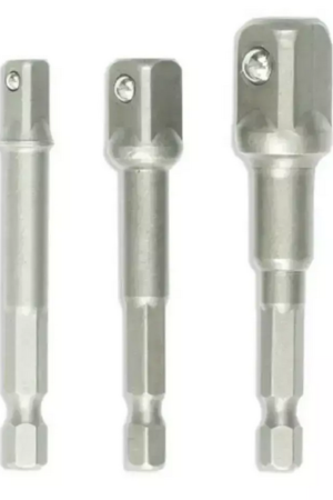 Zestaw adapterów 1/4,3/8,1/2  3 elem. Dedra