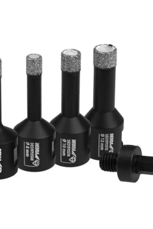 Zestaw koronek diament. VB ( 6,8,10,12mm) adapter