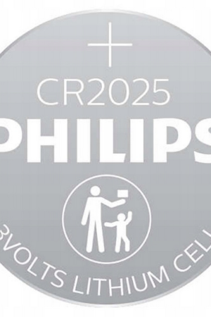 Bateria CR2025 PHILLIPS Lithium  płaska  3V