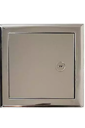 Drzwiczki kominowe 14×14 nierdzewne niklowane
