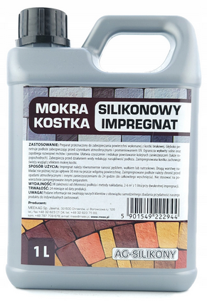 Impregnat do kostki bruk. Meex Ag-mokra kostka 1l