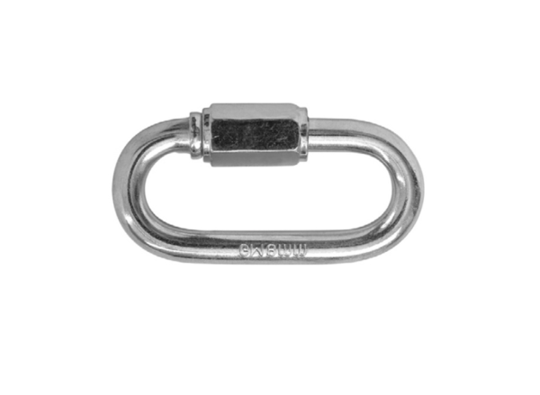 Karabińczyk ogniwo skręcane 4mm