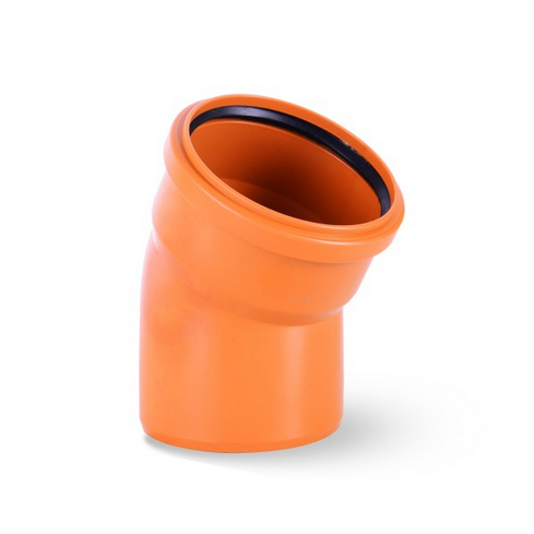 Kolano kanalizacyjne 110×30 pomarań 3.2