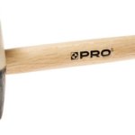Młotek gumowy 370g biało-czarny trzonek jesion PRO