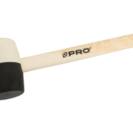 Młotek gumowy 580g biało-czarny trzonek jesion PRO