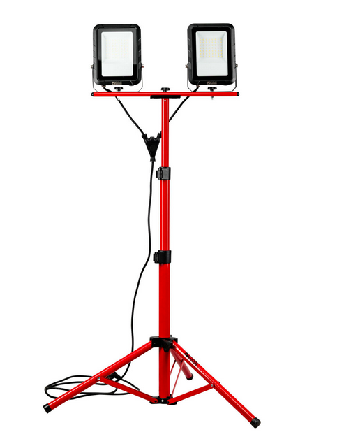Naświetlacz LED ze statywe 2x100W IP65 16000LM PRO