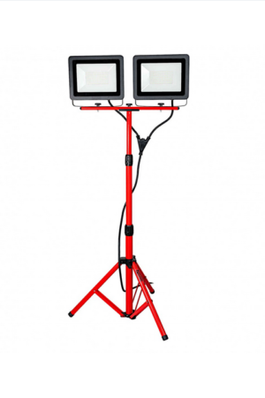Naświetlacz LED ze statywem 2x50W IP65 PRO