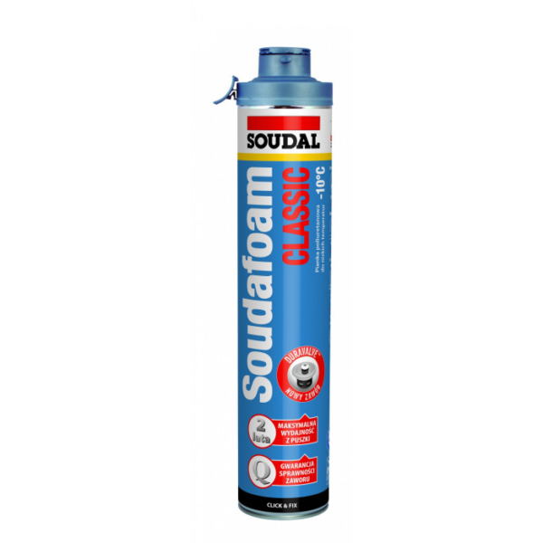 Pianka pistoletowa 750ml Soudal Gun lato / zima