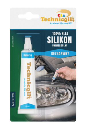 Silikon uniwersalny bezbarwny tubka 20ml Technicol