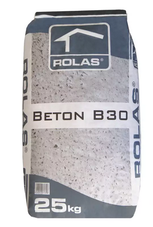 Zaprawa Beton B30 25kg  ROLAS (48/pal)