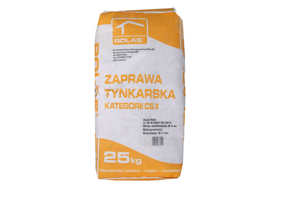 Zaprawa tynkarska M2 25kg ROLAS (48/pal)