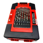 Zestaw wierteł do metalu HSS 19szt 1-10 x 0,5mm