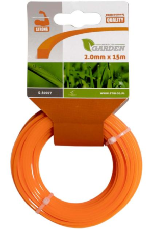 Żyłka 2,0×15 kwadrat garden 80077