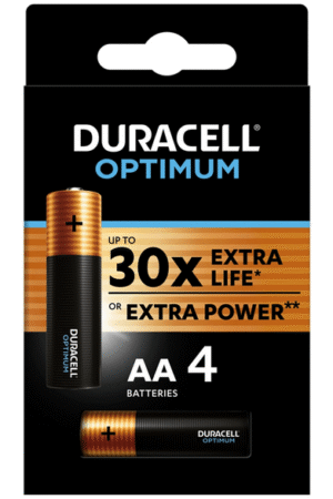 Bateria LR06/4BL Duracell optimum  AA
