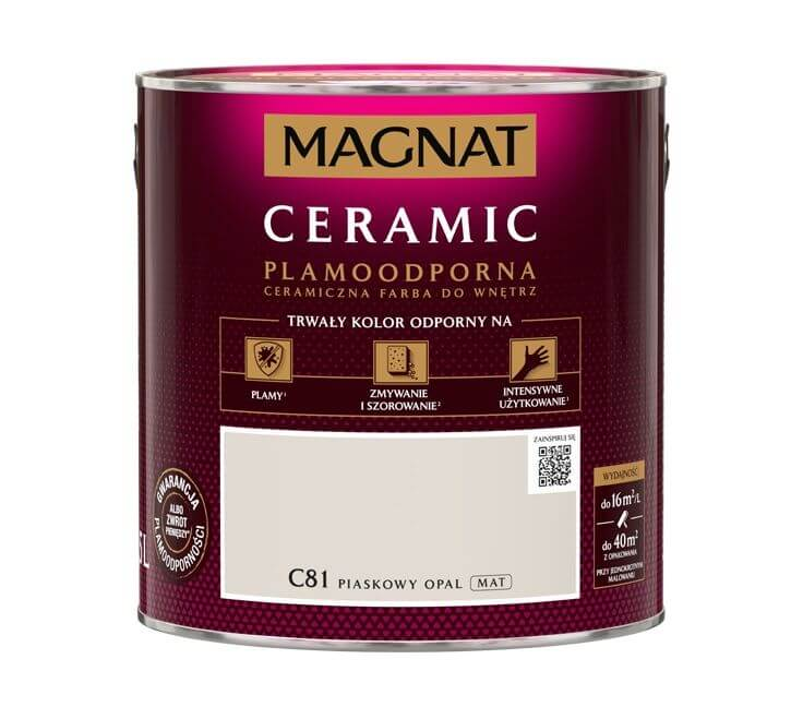 Farba Magnat Ceramic 2,5L Piaskowy opal C81
