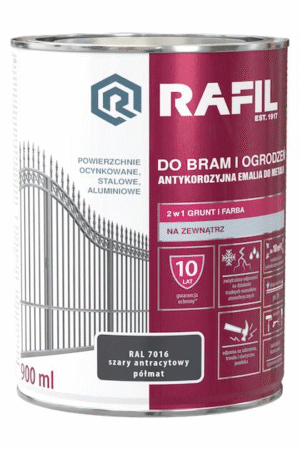 Rafil Brama farba 0,9 szara antracyt półmat R 7016