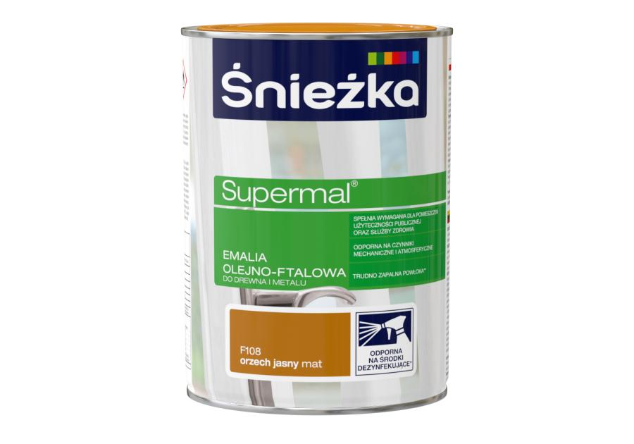 Emalia ftalowa Supermal 0,8 orzech śr mat RAL 8002