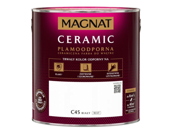 Farba Magnat Ceramic 5L Biała C45