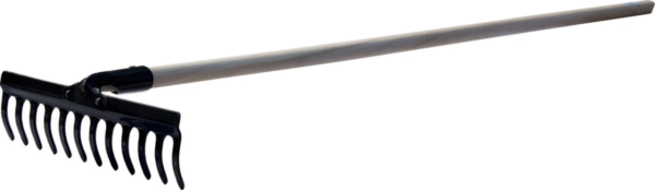 Grabie metalowe 12 oprawione trzon drewno