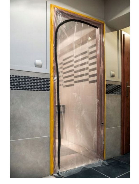 Kurtyna przeciwpyłowa 220×112 /zamek 210x60cm