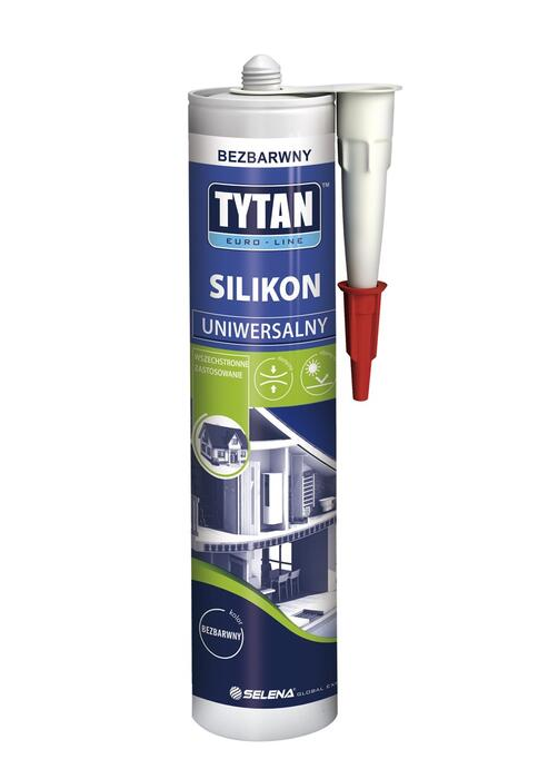 Silikon uniwersalny bezbarwny Euro-Line 280ml