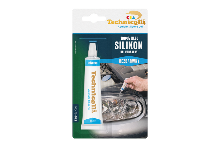 Silikon uniwersalny bezbarwny tubka 20ml Technicol