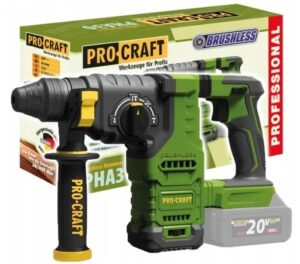 Młotowiertarka akum. PHA30  Procraft walizka