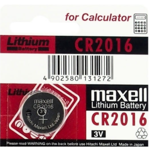 Bateria CR2016 MAXELL  płaska