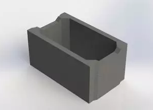 Bloczek betonowy szalunkowy 25x25x50 PREFROW T25