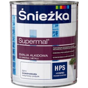 Emalia alkidowa 0,7 l biały satynowa  Śnieżka