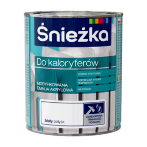 Emalia do kaloryferów 0,75L biała Śnieżka
