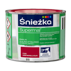 Emalia ftalowa Supermal 0,2 czerwony poł. F590