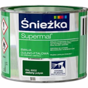 Emalia ftalowa Supermal 0,4 zielony poł. RAL 6002
