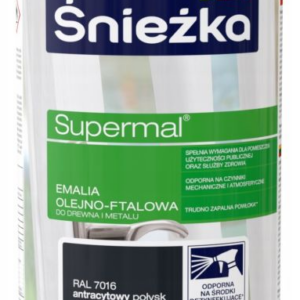 Emalia ftalowa Supermal 0,8 antracyt RAL 7016