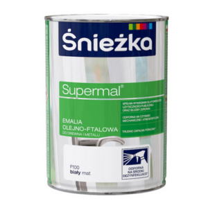 Emalia ftalowa Supermal 0,8 biały mat F100