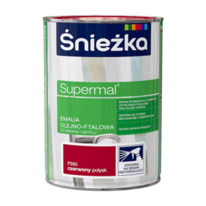 Emalia ftalowa Supermal 0,8 czerwony F590