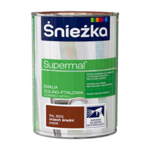 Emalia ftalowa Supermal 0,8 orzech średn RAL 8002