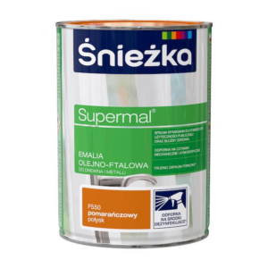 Emalia ftalowa Supermal 0,8 pomarańczowy F550