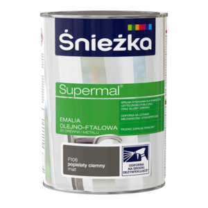 Emalia ftalowa Supermal 0,8 popielaty ciem ma F106
