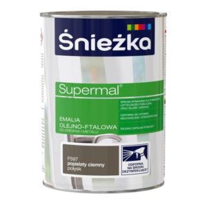 Emalia ftalowa Supermal 0,8 popielaty ciemny F597
