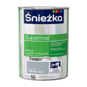 Emalia ftalowa Supermal 0,8 stalowy połys RAL 7001