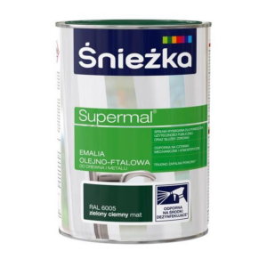 Emalia ftalowa Supermal 0,8 zielon ciem m R 6005