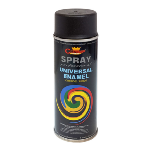 Emalia spray czarny mat 400ml Champion RAL 9005