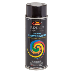 Emalia spray czarny połysk 400ml Champion RAL 9005