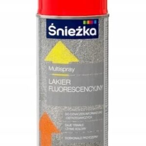 Emalia spray fluoroscencyjna czerwon 400ml Śnieżka