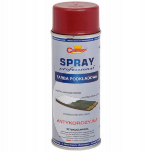 Emalia spray podkład czerwo 400ml Champio RAL 3009