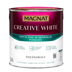 Emulsja wewnętrzna Magnat biała Creative With 2.5l