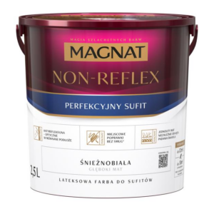 Emulsja wewnętrzna Magnat biała Non Reflex 2.5l