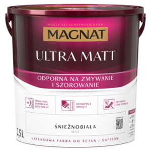 Emulsja wewnętrzna Magnat biała Ultra Matt 2.5l